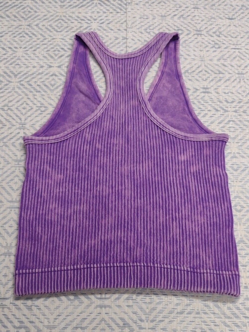 Kali Rose Lavender Ribbed Racerback Tank - Picture 3 of 5